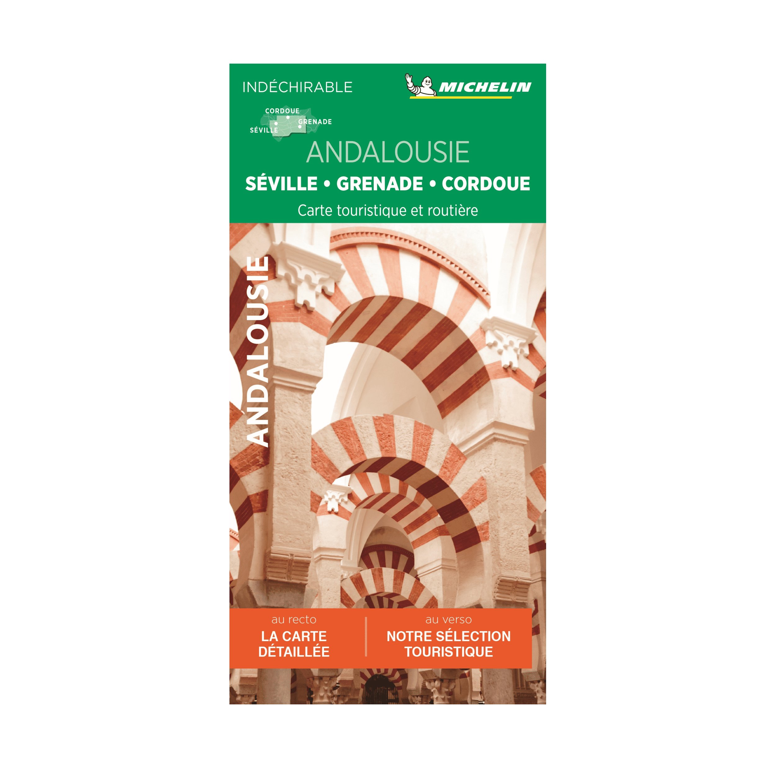 Andalusia Tourist Road Map - Michelin Maps and Guides