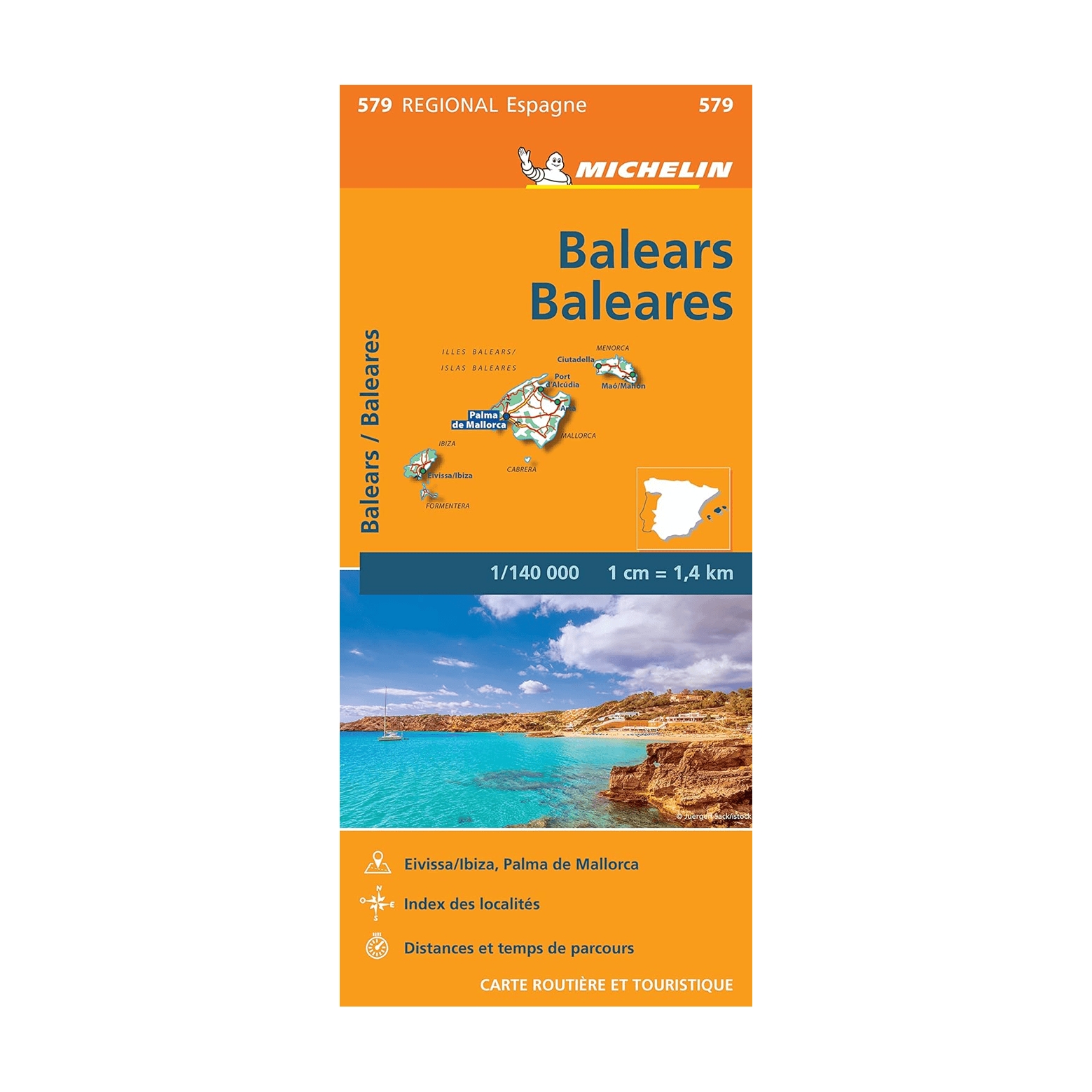 Regional Map 579 Baleares - maps and guides Michelin